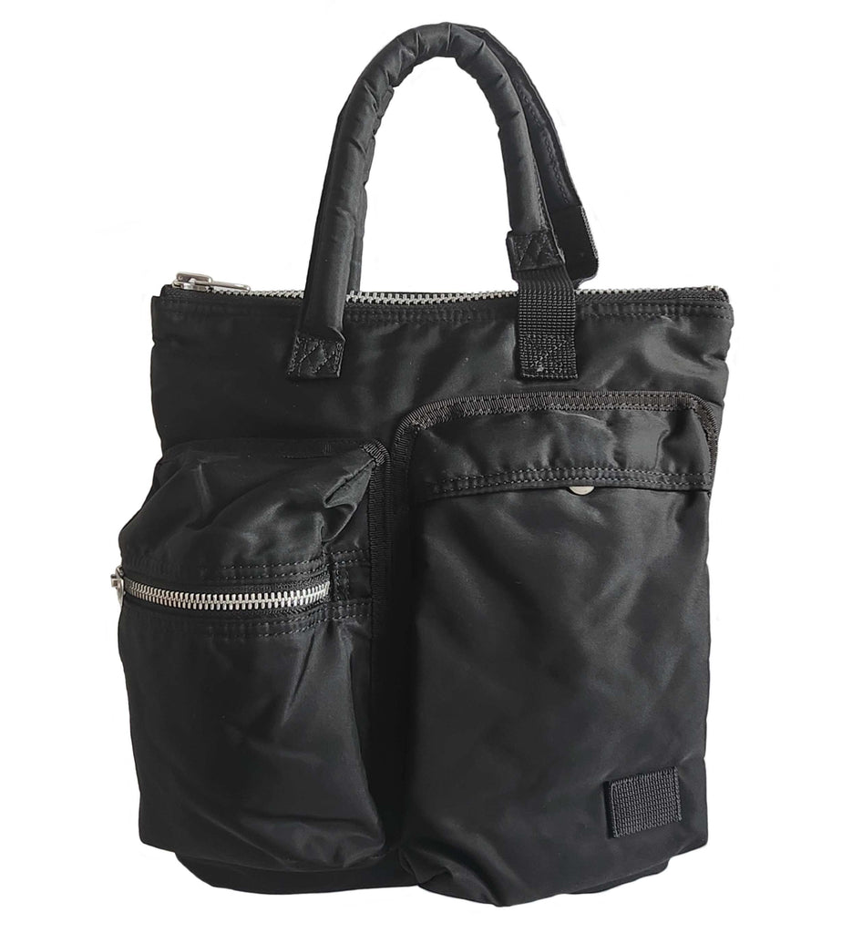 SACAI X PORTER BLACK HELMET BACK PACK/TOTE – ReFrock