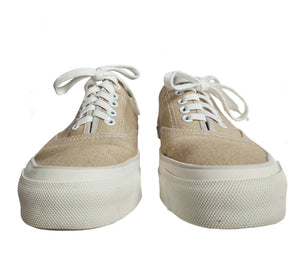45R BEIGE CHAMBRAY DUCK DECK SHOES (Japanese 24/US 7.5)