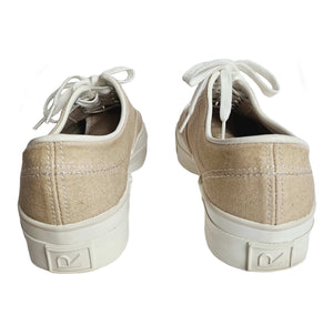 45R BEIGE CHAMBRAY DUCK DECK SHOES (Japanese 24/US 7.5)