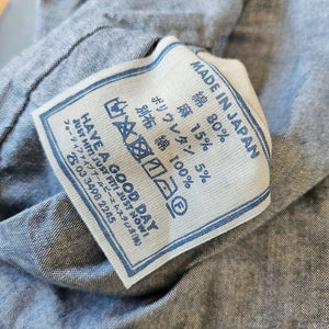 45R BLUE COTTON BLEND PANTS (ONE SIZE)