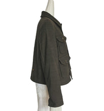 45R BROWN WOOL MILITARY JACKET (ONE SIZE)