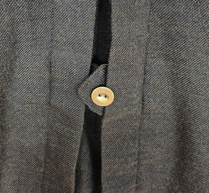 45R BROWN WOOL MILITARY JACKET (ONE SIZE)