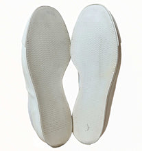 45R WHITE CHAMBRAY DUCK DECK SHOES (Japanese 24/US 7.5)