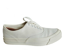 45R WHITE CHAMBRAY DUCK DECK SHOES (Japanese 24/US 7.5)