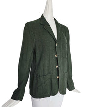 45R GREEN LINEN JACKET