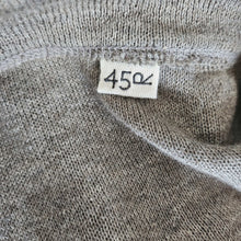 45R GREY RIBBON TRIMMED CARDIGAN (ONE SIZE)