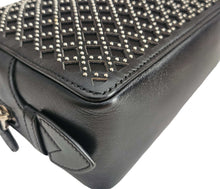 ALAIA BLACK STUDDED LEATHER CROSSBODY BAG