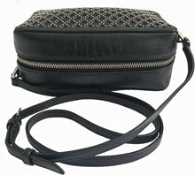 ALAIA BLACK STUDDED LEATHER CROSSBODY BAG
