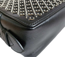 ALAIA BLACK STUDDED LEATHER CROSSBODY BAG