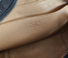 ALAIA BLACK STUDDED LEATHER CROSSBODY BAG