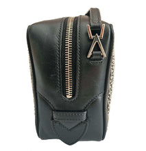 ALAIA BLACK STUDDED LEATHER CROSSBODY BAG