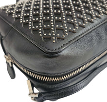 ALAIA BLACK STUDDED LEATHER CROSSBODY BAG