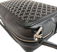 ALAIA BLACK STUDDED LEATHER CROSSBODY BAG