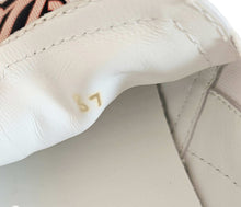 ANYA HINDMARCH WHITE LEATHER ALL OVER WINK STICKERS SLIP ON SNEAKERS (37)