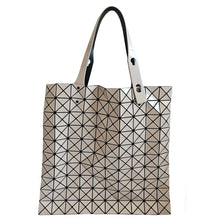 BAO BAO ISSEY MIYAKE BEIGE PINK PRISM TOTE