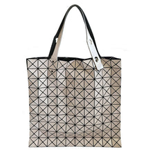 BAO BAO ISSEY MIYAKE BEIGE PINK PRISM TOTE