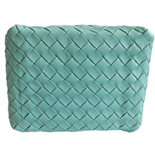 BOTTEGA VENETA GREEN OASIS LEATHER INTRECCIATO ANDIOMO PARACHUTE BAG