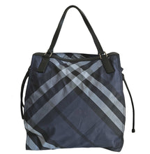 BURBERRY BLUE BUCKLEIGH NYLON TOTE BAG