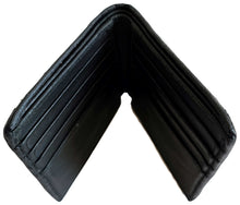 BOTTEGA VENETA BLACK/BROWN INTRECCIATO BI-FOLD MEN WALLET