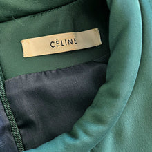 CELINE GREEN/BLOCK COLORBLOCK DRESS (36)