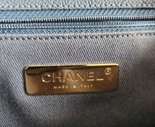 CHANEL BLUE BUSINESS AFFINITY CROSSBODY BAG