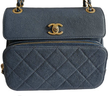 CHANEL BLUE BUSINESS AFFINITY CROSSBODY BAG