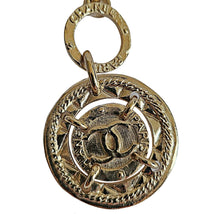 CHANEL GOLD TONE 16B MEDALLION NECKLACE