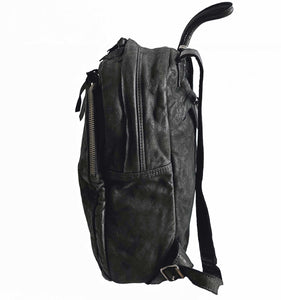 CHRISTIAN PEAU BLACK COWHIDE EASY PACK BACKPACK