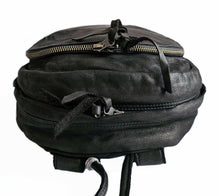 CHRISTIAN PEAU BLACK COWHIDE EASY PACK BACKPACK