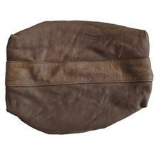 CHRISTIAN PEAU BROWN DISTRESSED LEATHER TOTE
