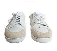 DIOR WHITE STAR OPEN BACK LEATHER SNEAKERS (38)