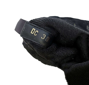 CHRISTIAN DIOR BLACK WALK N DIOR MACROCANNAGE TECHNICAL MESH SNEAKERS (38)