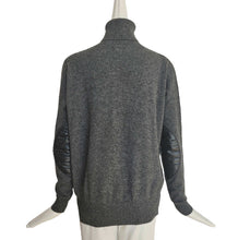 DUVETICA GRAY NIMUE TURTLENECK CASHMERE SWEATER (40)