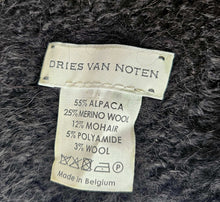 DRIES VAN NOTEN ALPACA BLEND MULTI COLOR SCARF