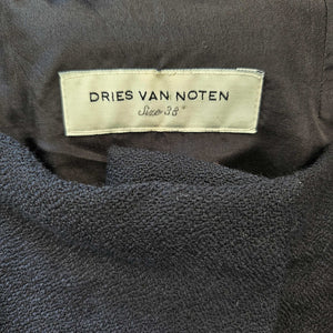 DRIES VAN NOTEN BLACK EMBELLISHED JACKET (38)