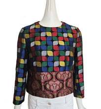 DRIES VAN NOTEN MULTI COLOR BROCADE3 TOP (36)