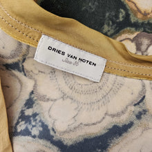 DRIES VAN NOTEN TEAL/MUSTARD FLORAL VEST (36)