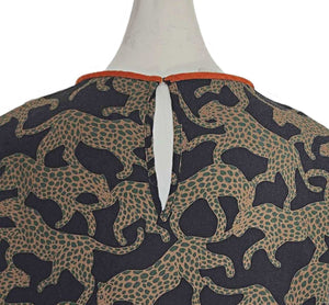 DRIES VAN NOTEN CHEETAH DOLMAN TOP (36)