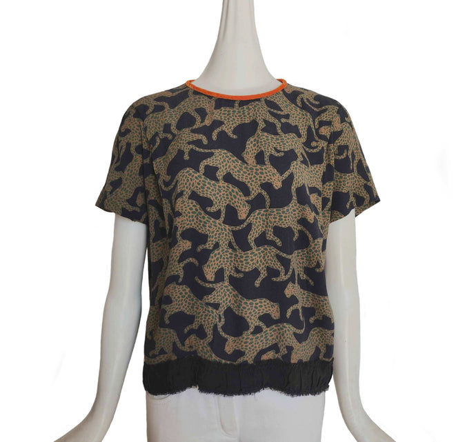 DRIES VAN NOTEN CHEETAH DOLMAN TOP (36)