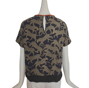 DRIES VAN NOTEN CHEETAH DOLMAN TOP (36)