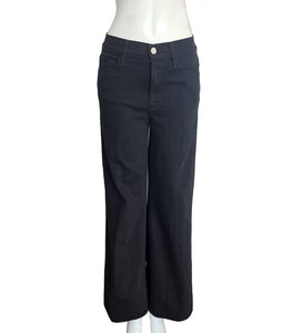 FRAME BLACK LE PIXIE PALAZZO WIDE LEG JEANS (27)