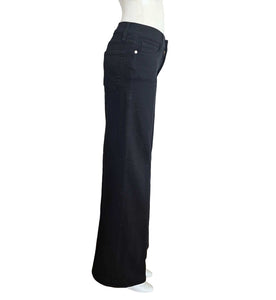 FRAME BLACK LE PIXIE PALAZZO WIDE LEG JEANS (27)