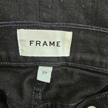 FRAME BLACK LE PIXIE PALAZZO WIDE LEG JEANS (27)