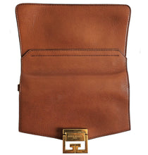 GIVENCHY BROWN LEATHER SUEDE SMALL GV3 BAG