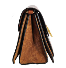 GIVENCHY BROWN LEATHER SUEDE SMALL GV3 BAG