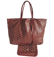 GOYARD RED LE CABAS SAINT LOUIS PM TOTE BAG