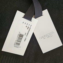 GIAMBATTISTA VALLI BLACK RUFFLE DOUBLE BREAST CARDIGAN (40)