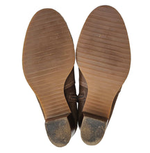 HENRY CUIR BROWN SUEDE BOOTIES (37)