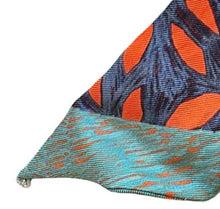 HERMES ORANGE CHACUN FAIT SON NID SILK TWILLY SCARF