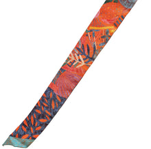 HERMES ORANGE CHACUN FAIT SON NID SILK TWILLY SCARF